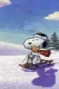 a full image of snoopy skiing
